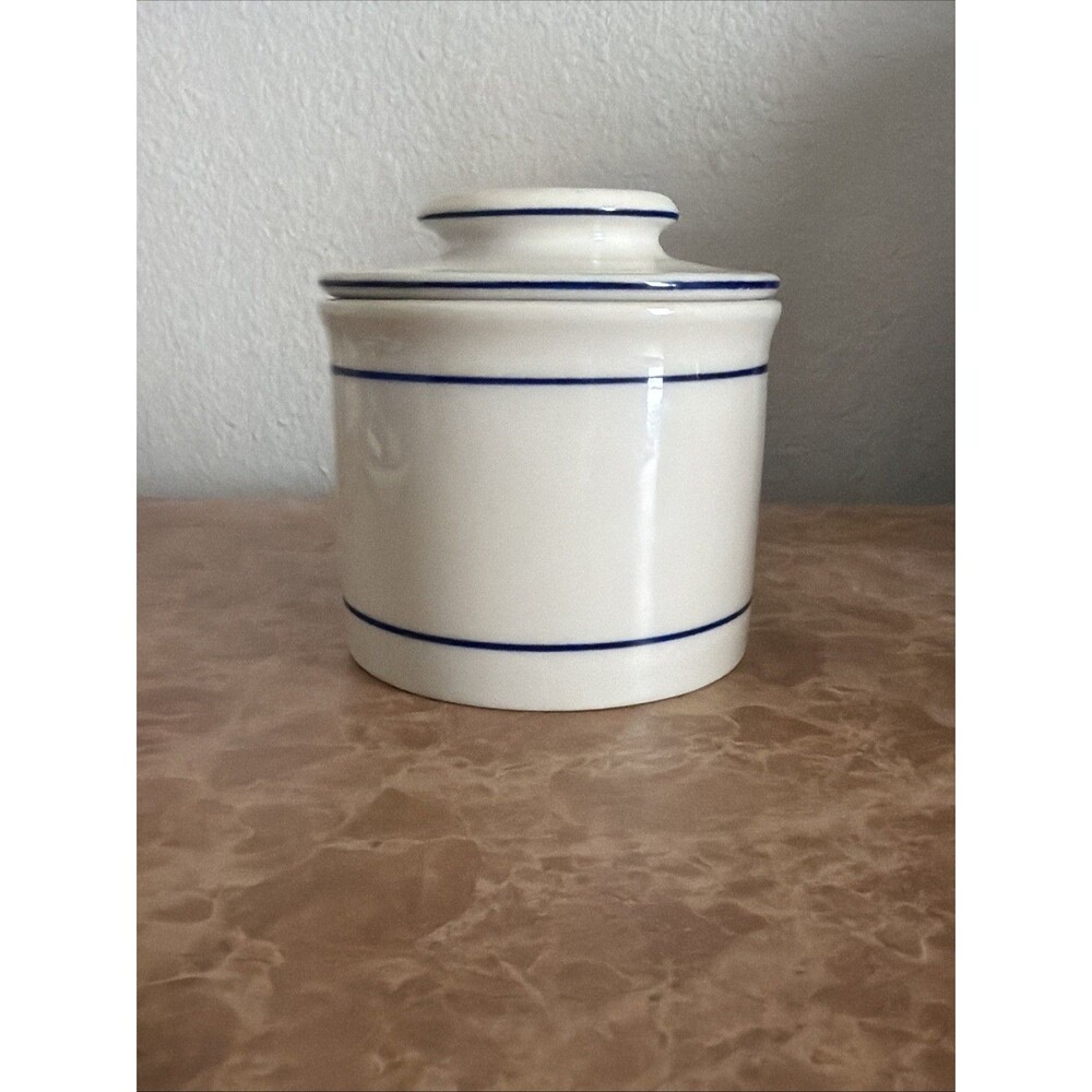 Norpro French Stoneware Butter Keeper Bell Ceramic Crock Farmhouse Country CABIN